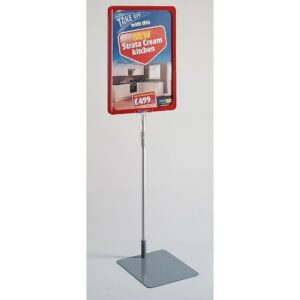 Eco Showcard Stand - A4 Frame Red