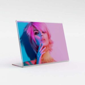 PS8001 - Freestanding Poster Holder - Sign Holder - A6 Landscape
