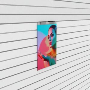 SL1755 - Slatwall Acrylic Sign / Poster Display - A4 Portrait