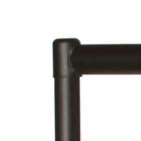 Black Clothes Rail - Replacement Top Rail