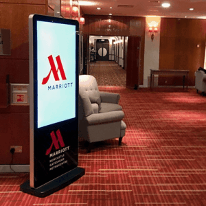 Freestanding Digital Posters