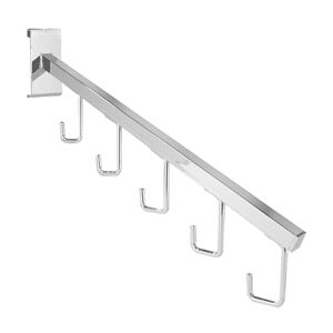 R422 - 5 Hook Sloping Arm for Gridwall Mesh Panels 1 R422 Gridwall 5 Hook