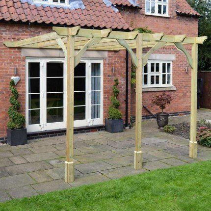 Premium Lean To Pergola - 3 Post 3 Premium Lean To Pergola - 3 Post - Image 3