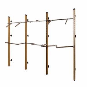 Cladded Twin Slot Uprights and Accessories
