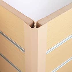 Flat Quadrant Slatwall Edge Image Cream