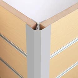 Flat Quadrant Slatwall Edge Image Grey