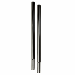 24" Clothes Rail Height Extension (Pair) - Chrome