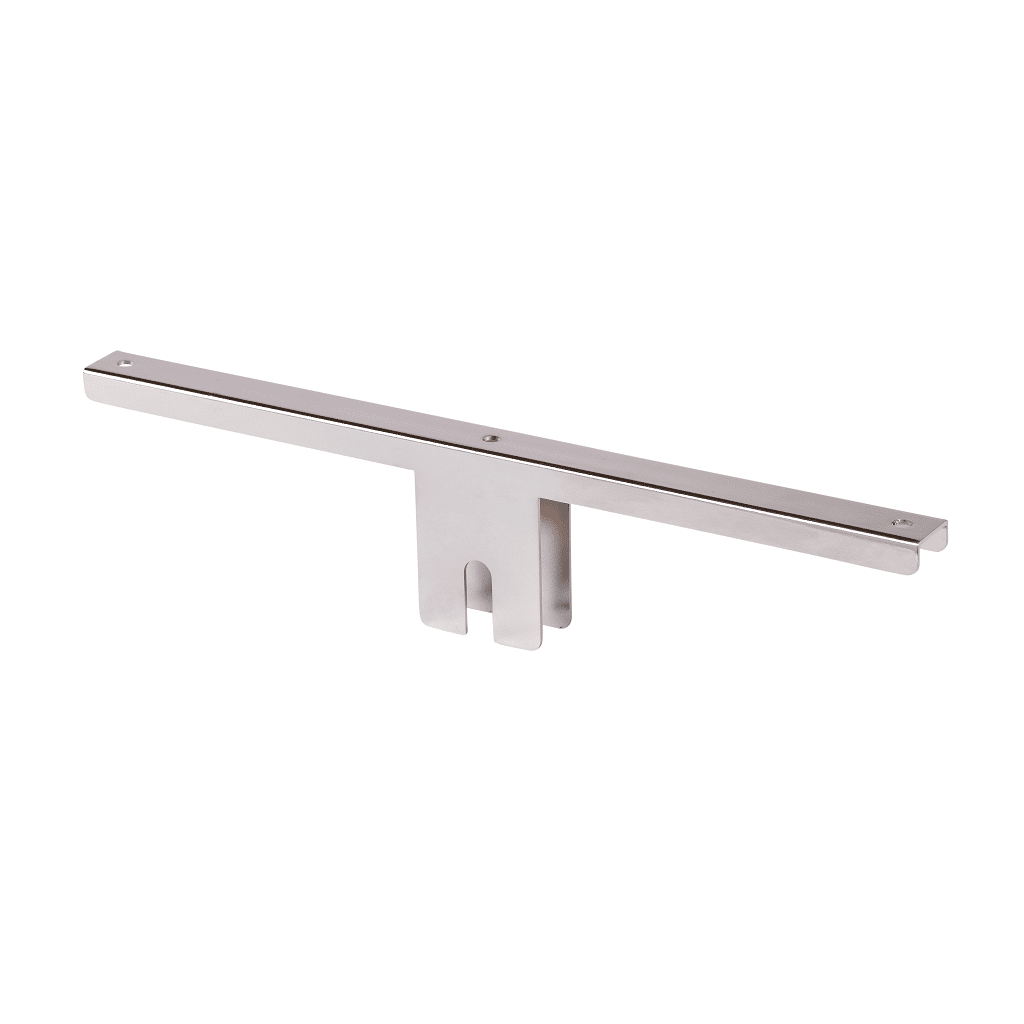 R2337C - Twin Slot Top Shelf Support - Chrome 1 R2337C Twin Slot Gondola Top Shelf Support - Chrome