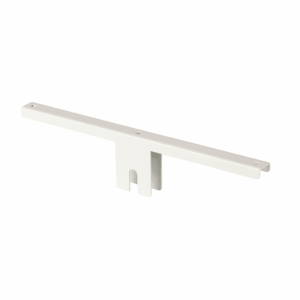 R2337W Twin Slot Gondola Top Shelf Support - White