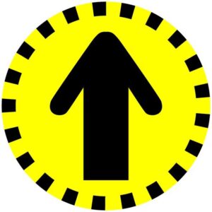 Arrow Floor Graphics - Circular 300mm