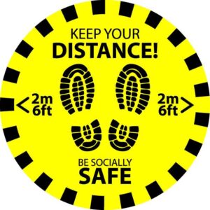 Keep Your Distance - Circular - 300mm