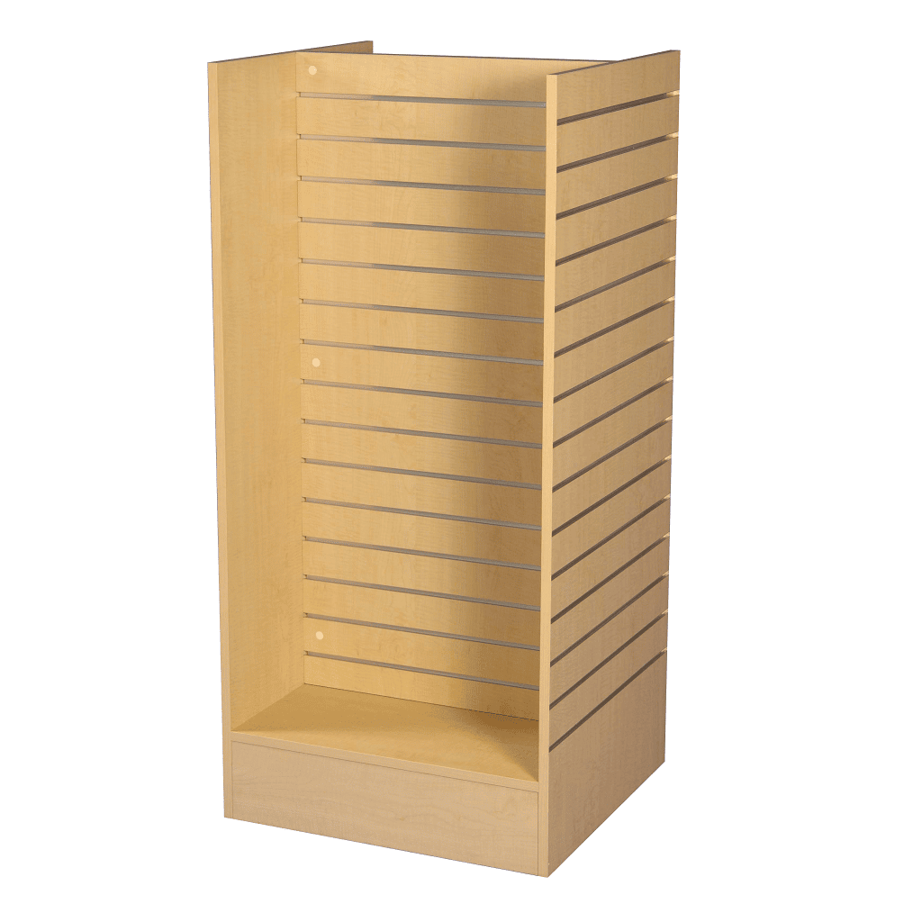R1524 - Slatwall Gondola Display Unit - Maple 1 R1524 Slatwall Gondola Display Unit – Maple