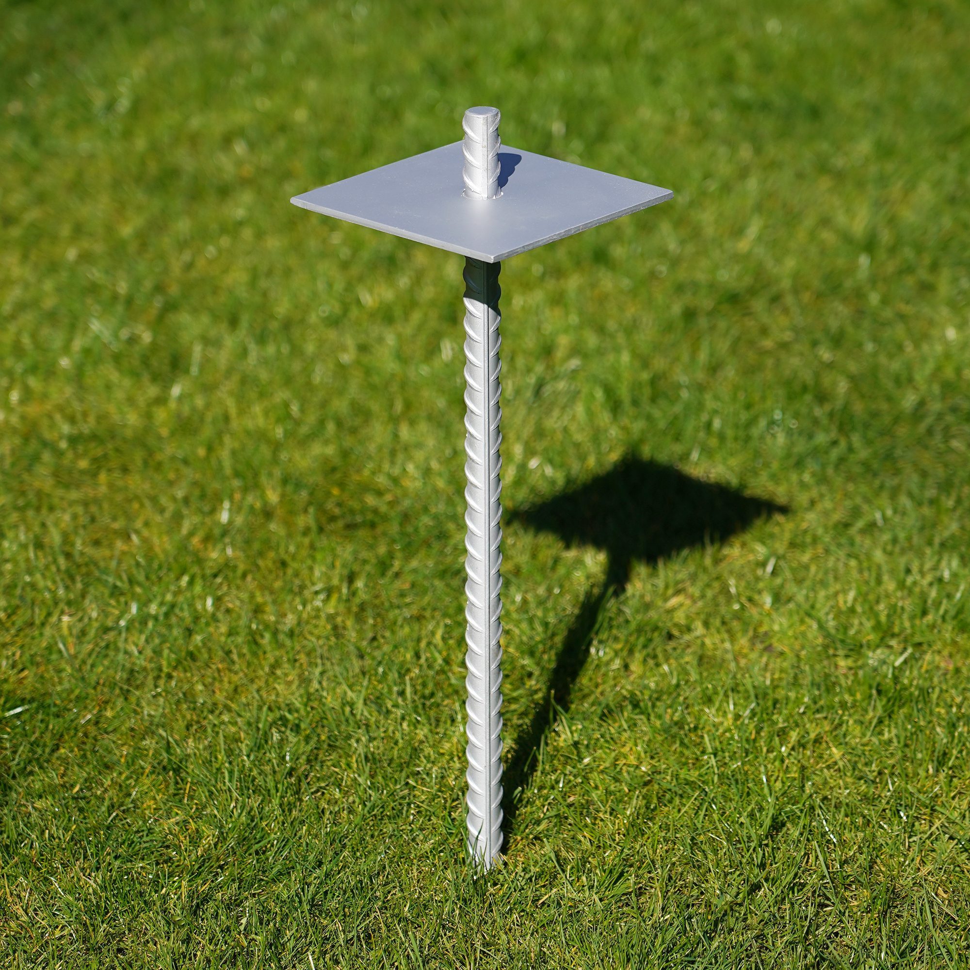 Galvanised Steel Pergola Foot - Spike Version 1 Galvanised Steel Pergola Foot - Spike Version