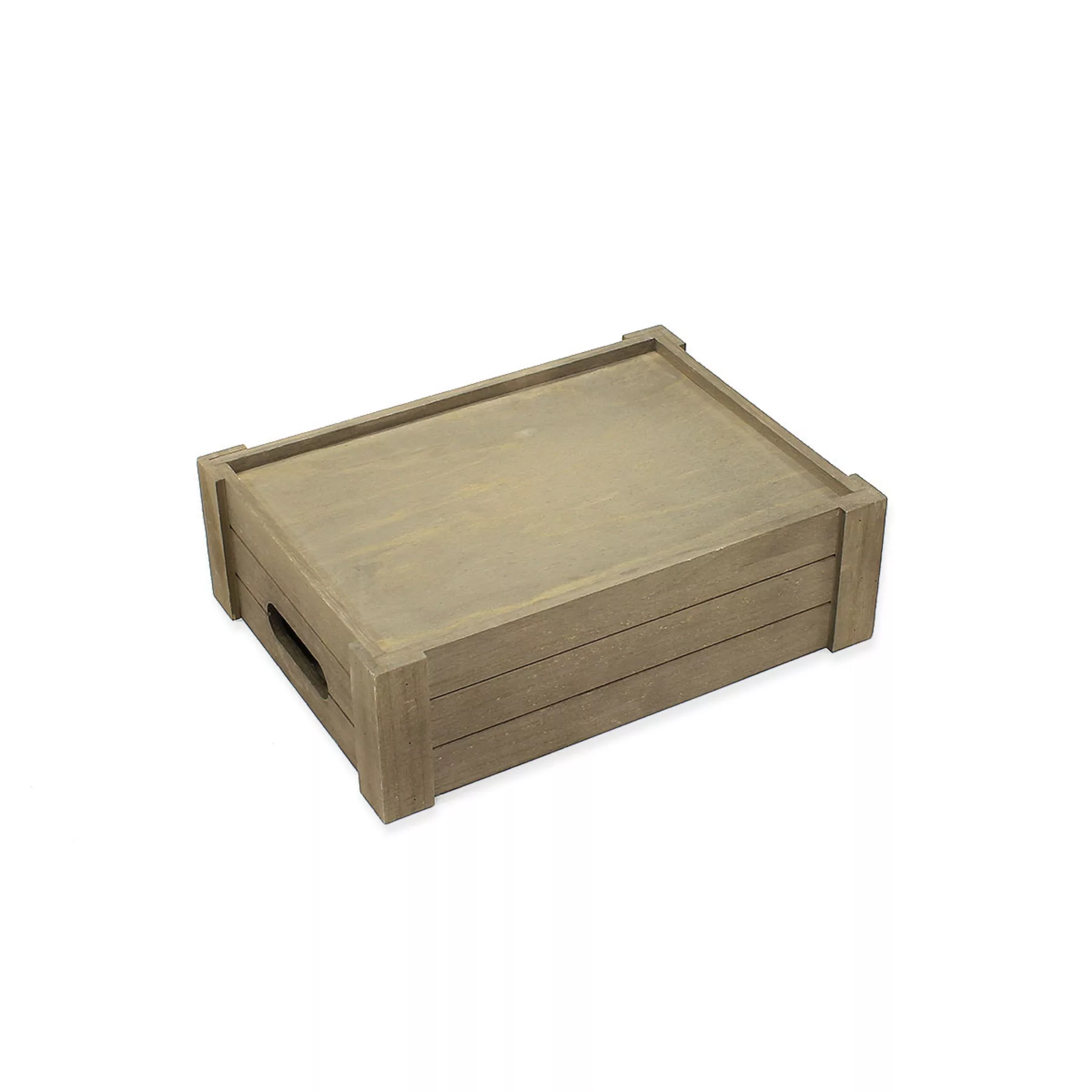 ST082 - Wooden Display Crate - Grey 2 ST082 - Wooden Display Riser - Grey