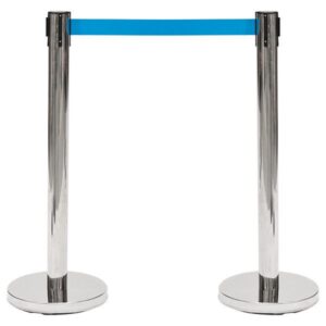 R1902 Blue Retractable Barrier - Pack of 2