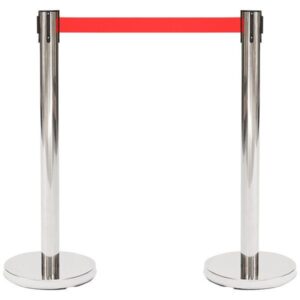 R1903 Red Retractable Barrier - Pack of 2