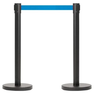 R1922 Blue Retractable Barrier - Pack of 2