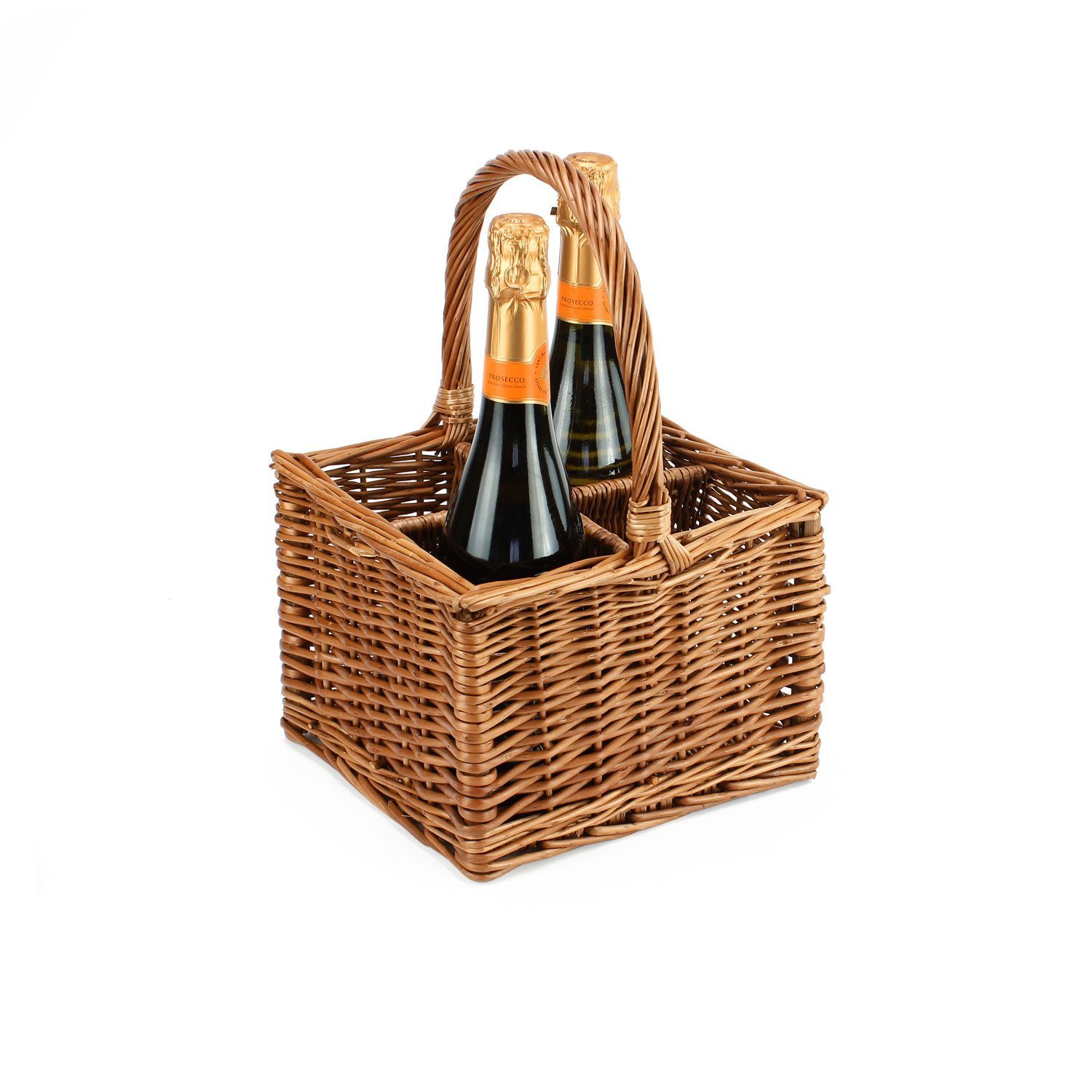 BH041 - 4 Wine Bottle Carrier 2 BH041 - 4 Wine Bottle Carrier - with Bottles (not supplied)