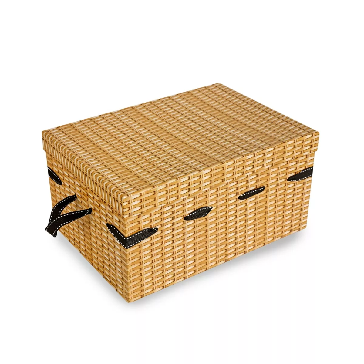 GP008 - Large Card Hamper Box - Wicker Print 1 GP008 - Large Card Hamper Box - Wicker