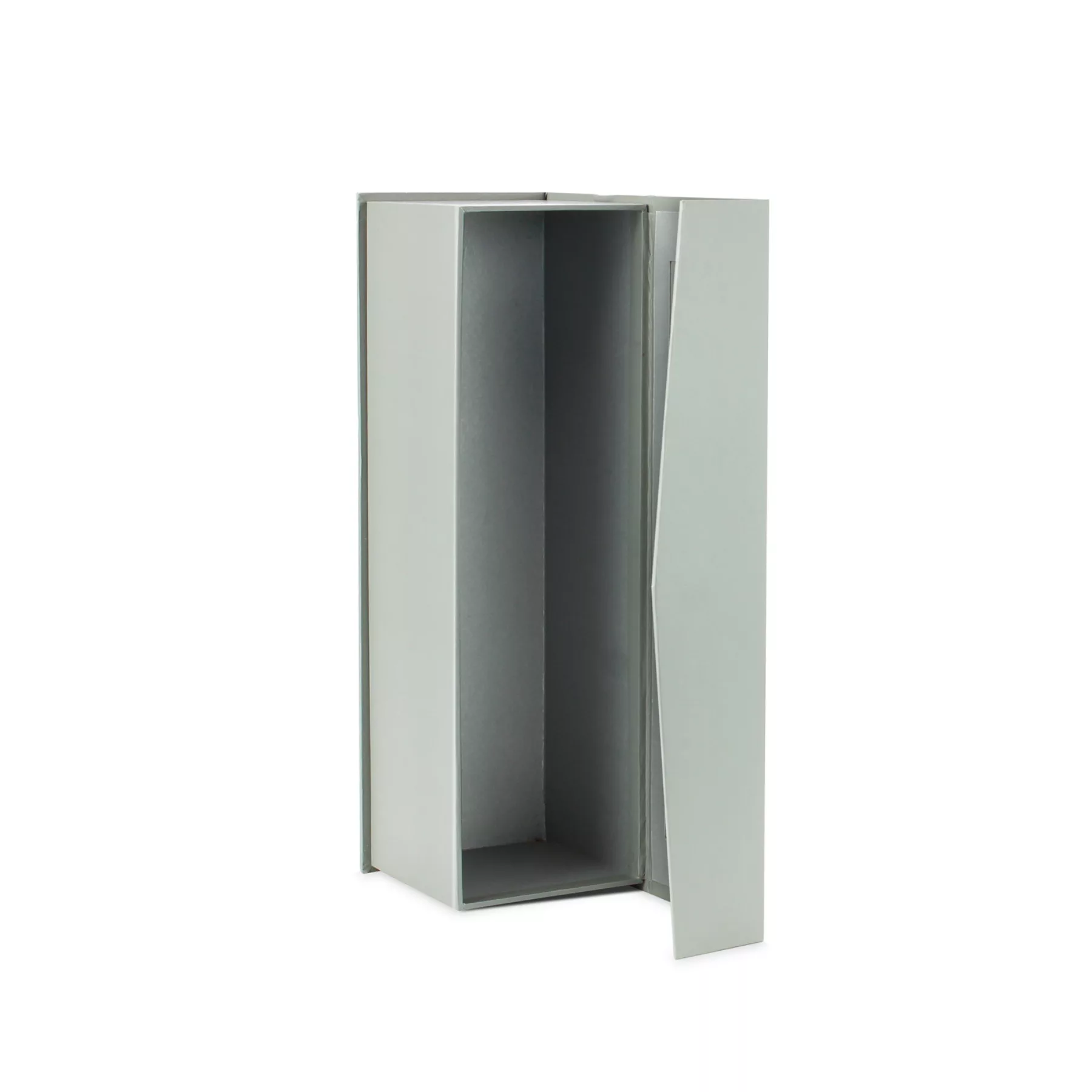 GP085 - Card Wine Box with Window - Grey 2 GP085 - Card Wine Box with Window - Grey - Image 2