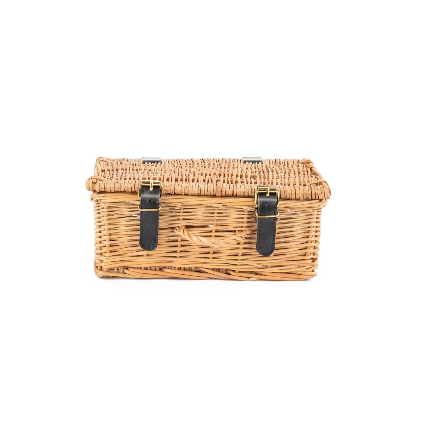HA023 - 10 Inch Wicker Hamper Basket 3 HA023 - HA023 - 10 Inch Wicker Hamper Basket - Front View