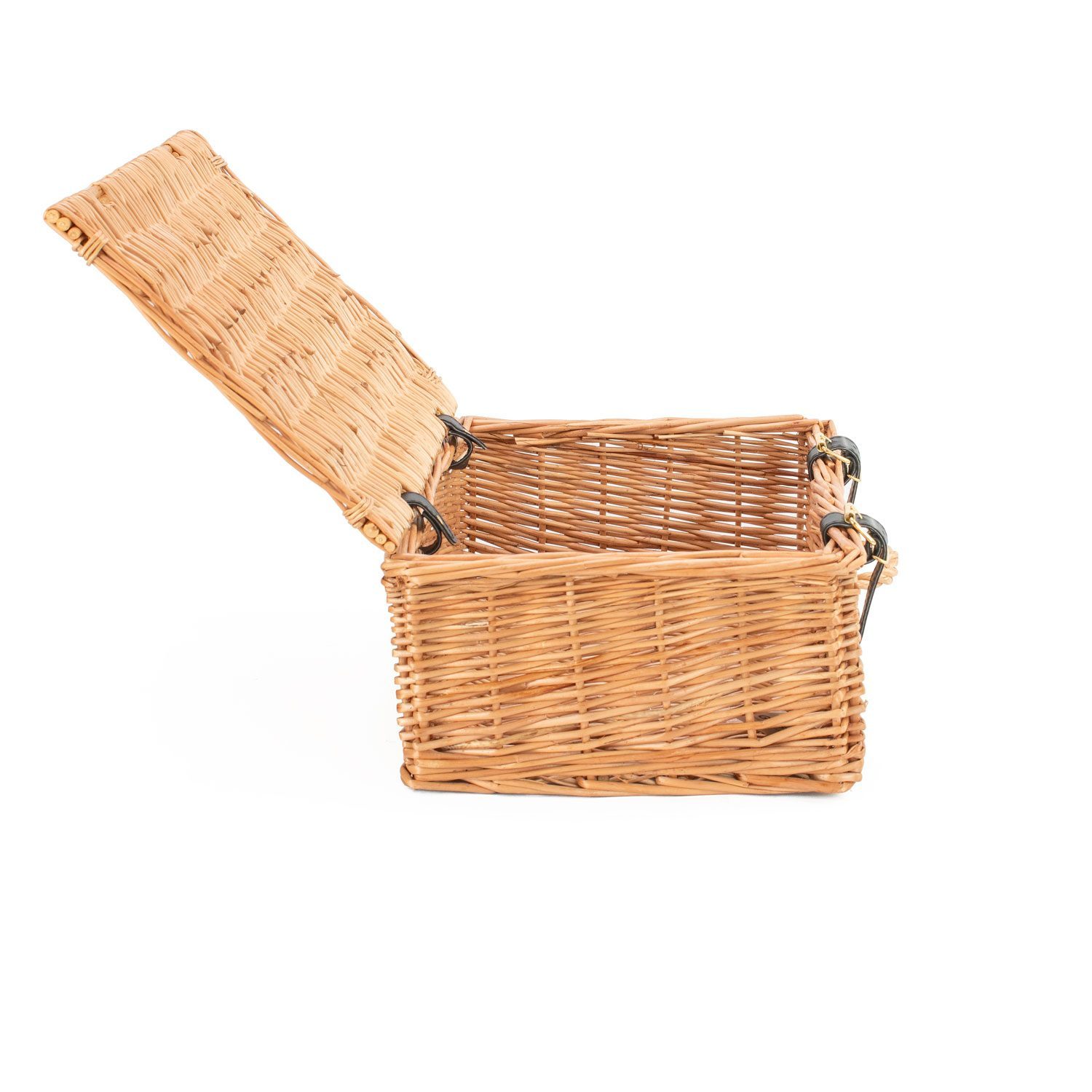 HA025 - 14 Inch Wicker Hamper Basket 3 HA025 - 14 Inch Wicker Hamper Basket - Side View