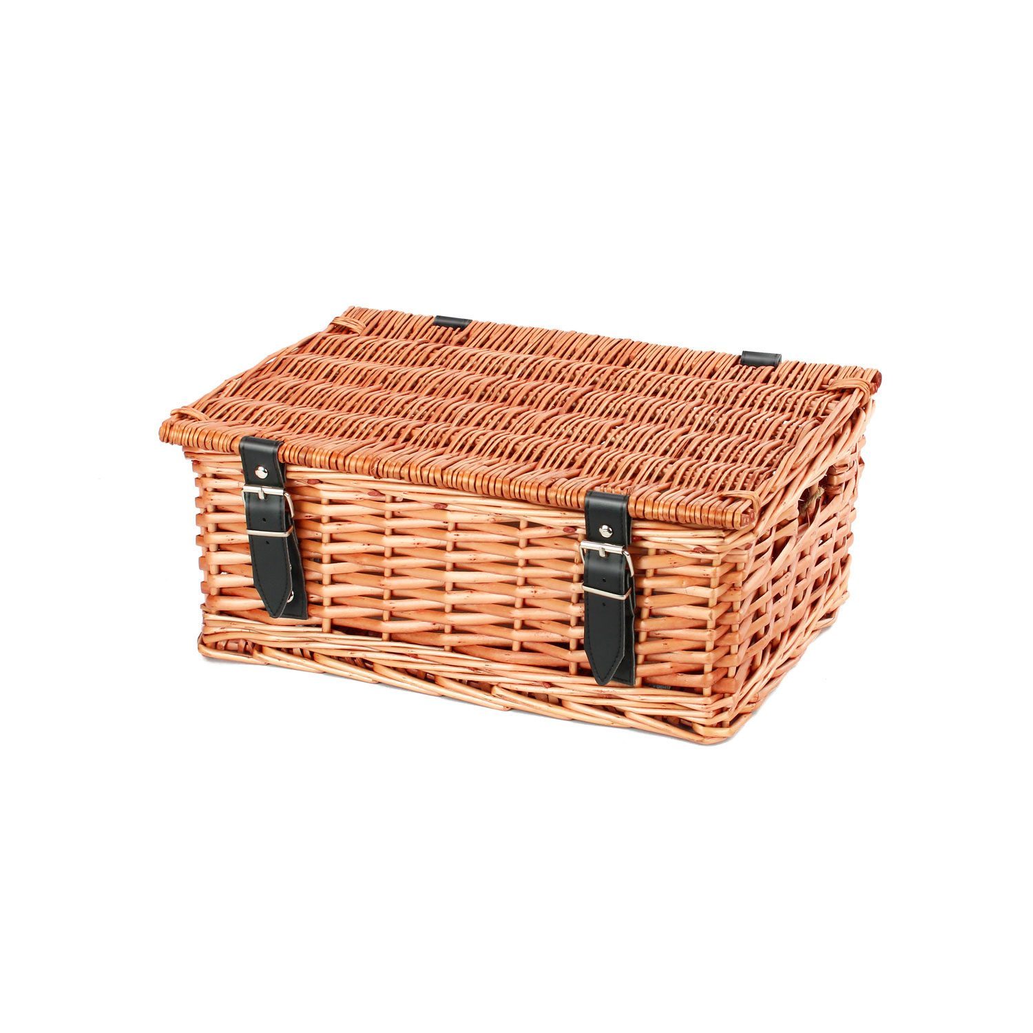 HA125 - 14 Inch Split Willow Hamper Basket 1 HA125 - 14 Inch Split Willow Hamper Basket