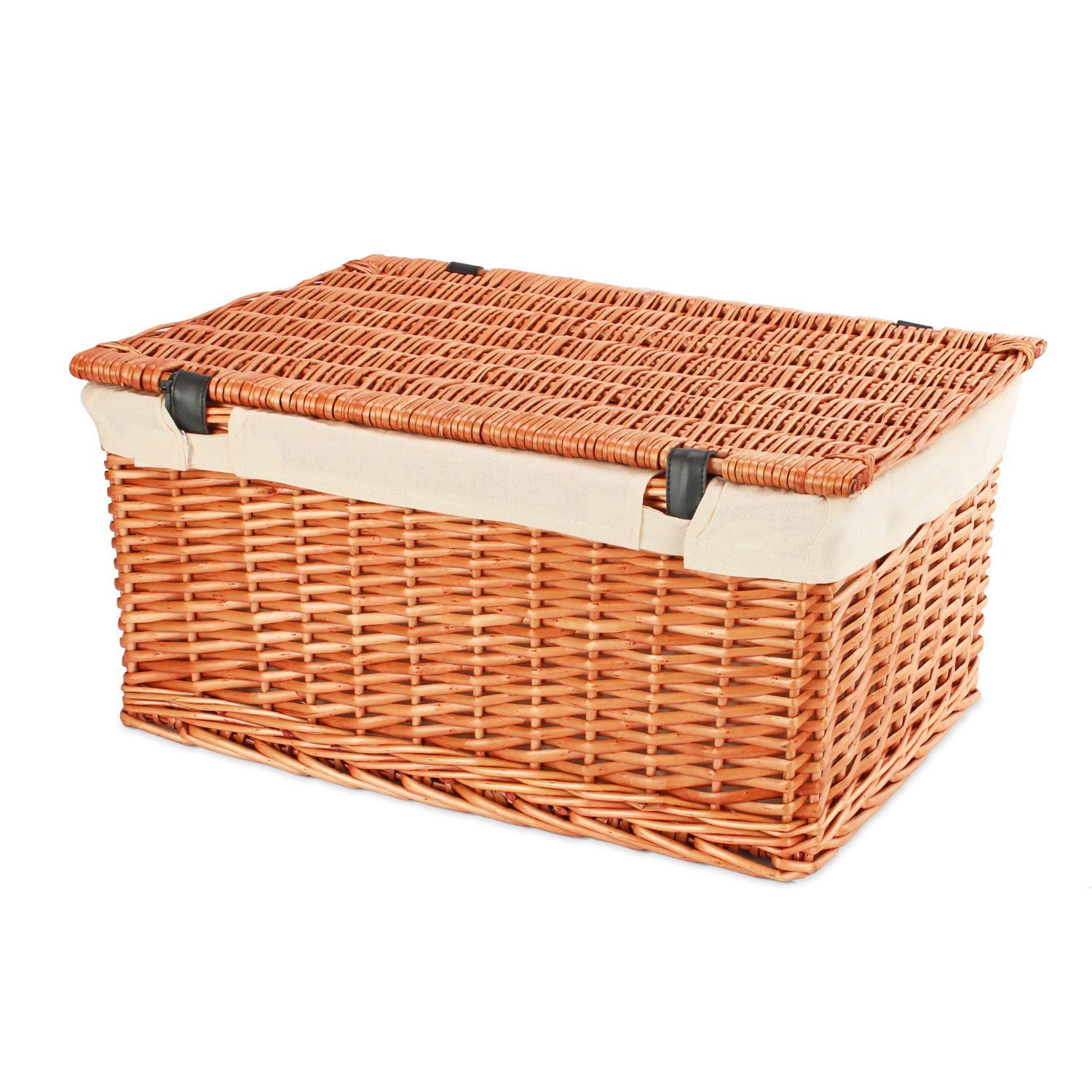 KT128N - 20 Inch Split Willow Hamper & Liner 1 KT128N - 20 Inch Split Willow Hamper & Liner