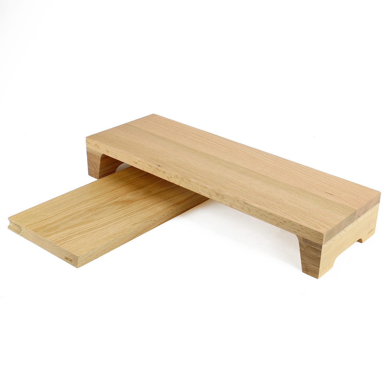 KT631 - Long Oak Display Riser Set - DirectShopfittings