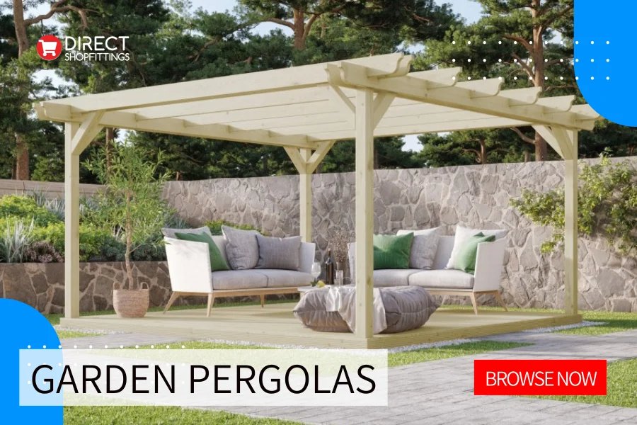 UK Made Garden Pergolas - Elevate your outdoor space with our pressure treated pergolas.