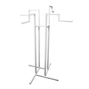 R105GW Adjustable 4 Stepped Arm Rail - Gloss White