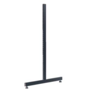 R2331BK Twin Slot Gondola T Legs - Black