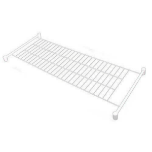 RE1-4-WH-BS - Bottom Shelf for 4ft Clothes Rails - Gloss White