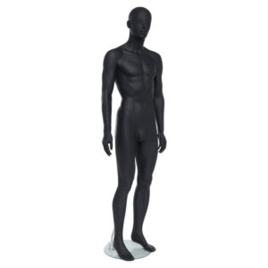GAM321 - Mens Mannequin - Black Finish - Front Right View