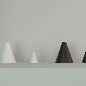 Cone Necklace Display - Black