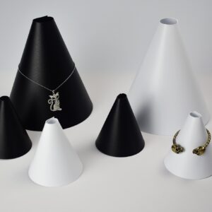 Bracelet Display Cones - Black