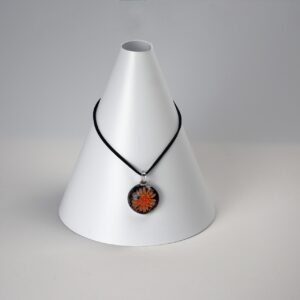 Cone Necklace Display - White