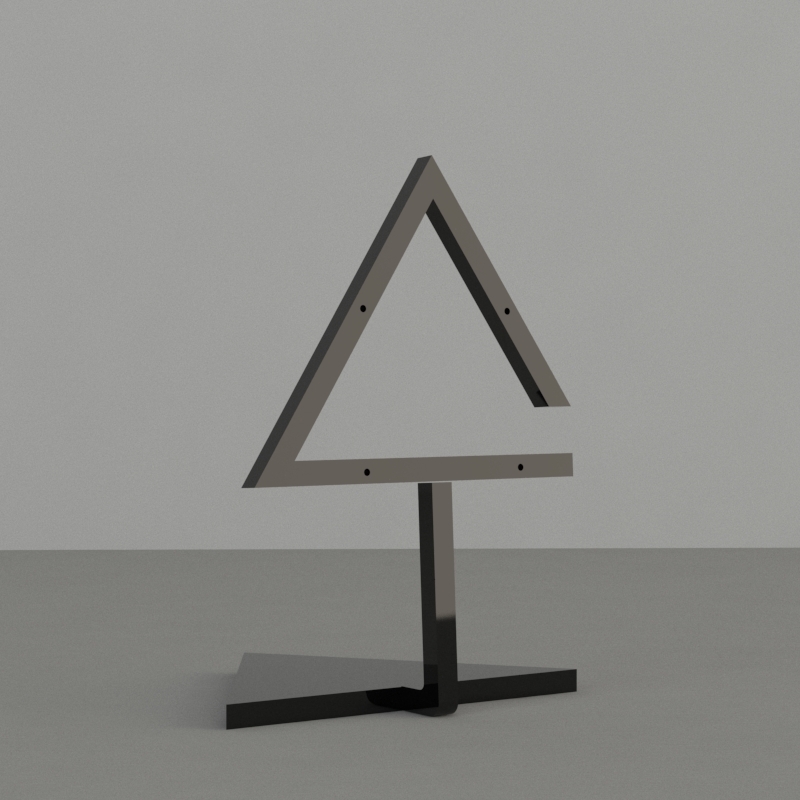 Earring Display Stand. Triangle. Black 5 Earring Display Stand. Triangle. Black - Image 5