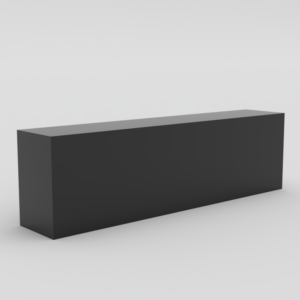 Jewellery Display Plinth. Large. Black