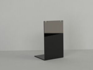 Necklace Display Stand. Rectangle. Black