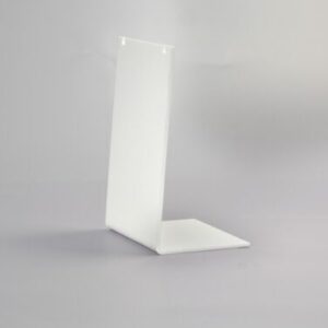 Necklace Display Stand. Rectangle. White