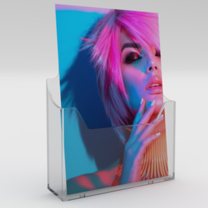 A5 Leaflet Holder. Wall Mounted