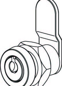 Plastic Mini Cam Lock