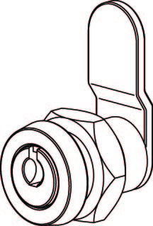 Plastic Mini Cam Lock 1 Plastic Mini Cam Lock