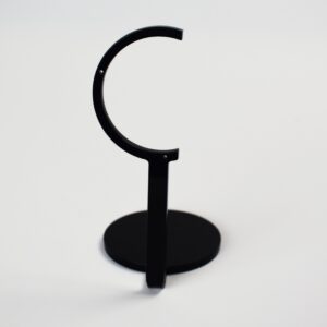 Earring Display Stand. Semi-Circle. Black