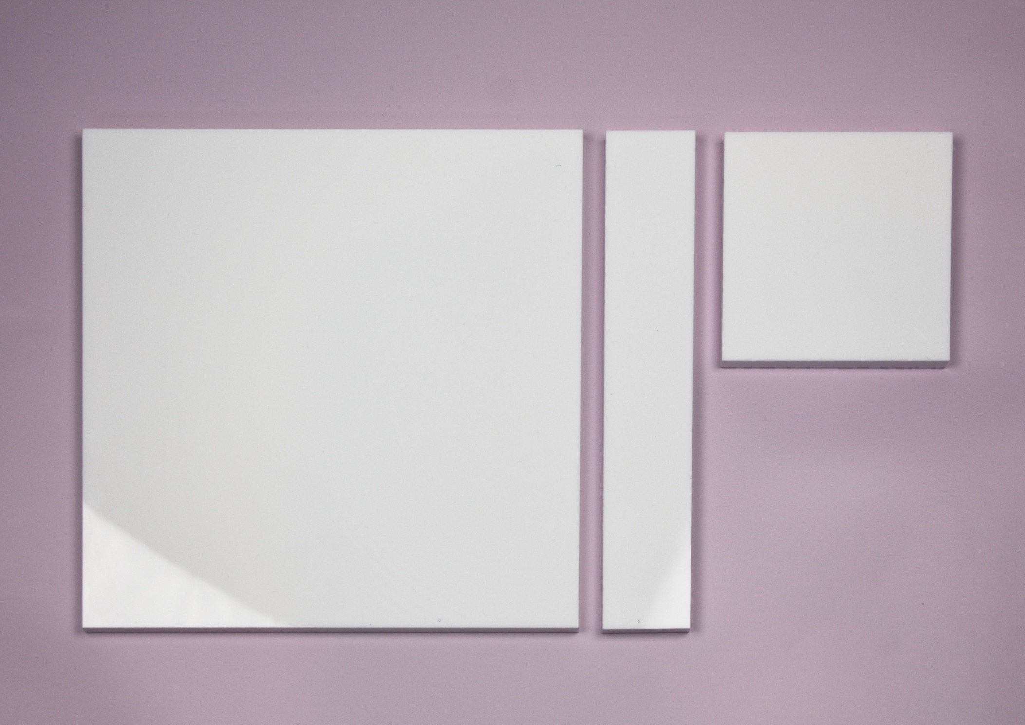 Small Square Display Block - White 4 Small Square Display Block - White - Image 4