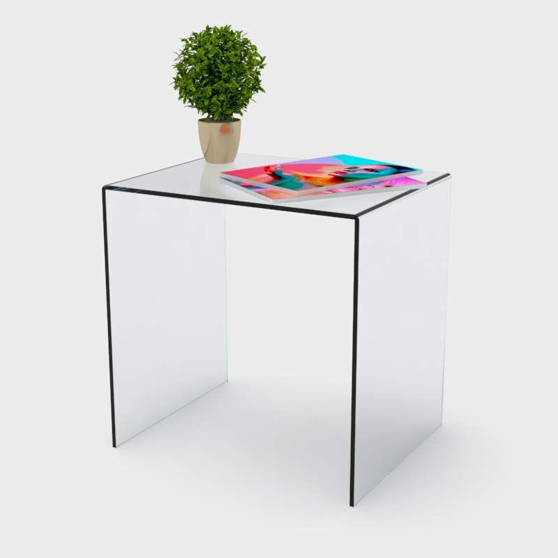 Premium Clear Acrylic Side Table /End Table 1 Premium Clear Acrylic Side Table /End Table