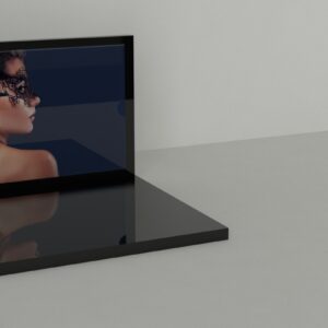 L Shaped Jewellery Display - Black