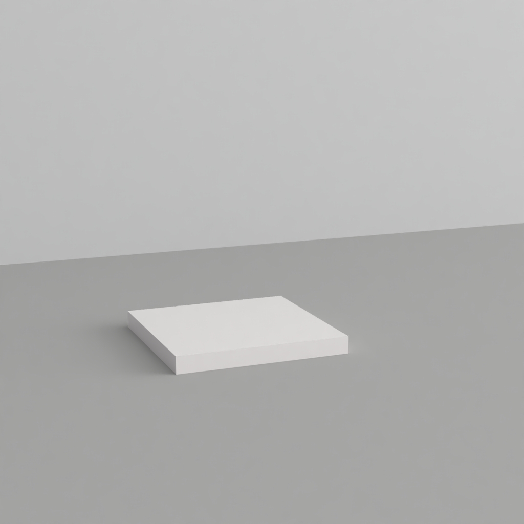 Small Square Display Block - White 1 Small Square Display Block - White