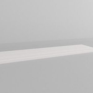 Jewellery Display Base. Long. White